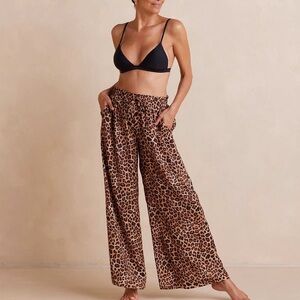 SUMMERSALT leopard palazzo pants. *NWT*